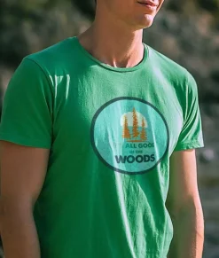Men'S Ridiculously Soft Midweight Graphic Tee | All Good In The Woods