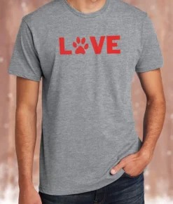 Men'S Ridiculously Soft Midweight Valentine'S Day Graphic T-Shirt | Love My Pet