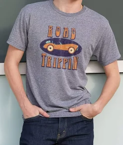 Men'S Ridiculously Soft Midweight Graphic Tee | Road Trippin