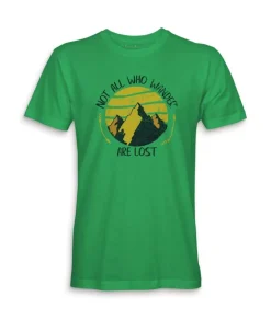 Men'S Ridiculously Soft Midweight Graphic Tee | Not All Who Wander Are Lost