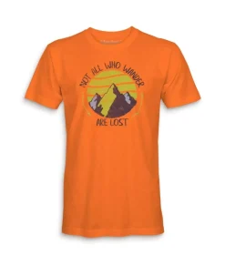 Men'S Ridiculously Soft Midweight Graphic Tee | Not All Who Wander Are Lost