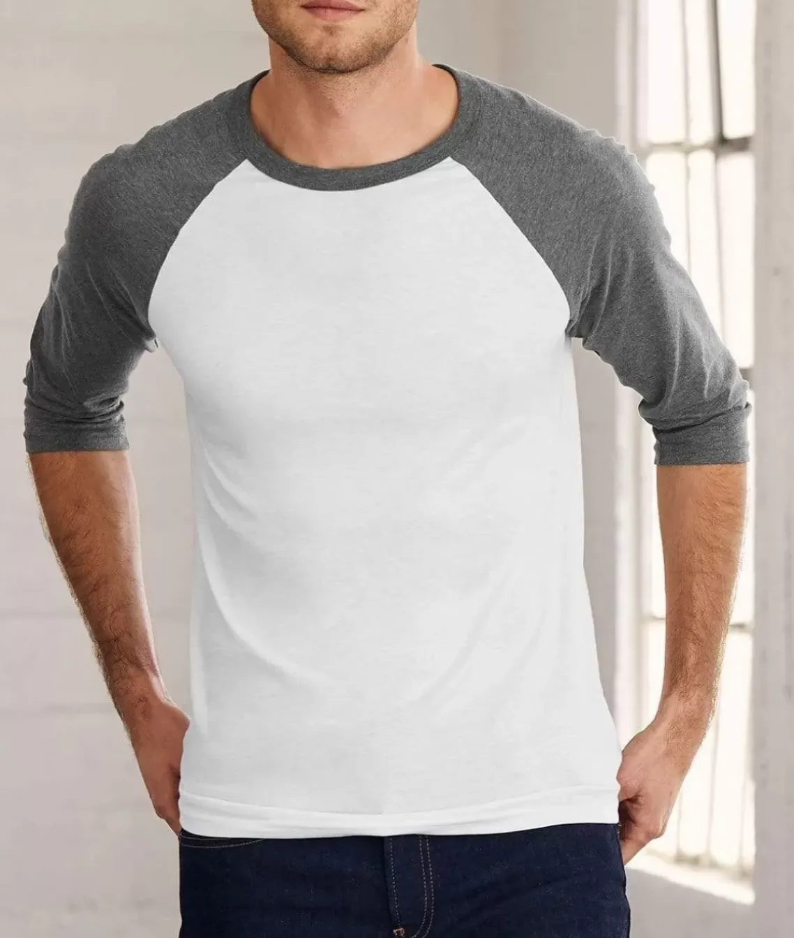 Men'S Ridiculously Soft Midweight Baseball Shirt