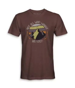 Men'S Ridiculously Soft Midweight Graphic Tee | Not All Who Wander Are Lost