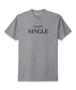 Men'S Ridiculously Soft Midweight Graphic T-Shirt | Happily Single