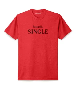 Men'S Ridiculously Soft Midweight Graphic T-Shirt | Happily Single