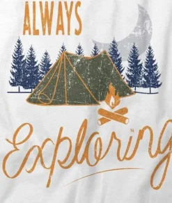 Men'S Ridiculously Soft Midweight Graphic Tee | Always Exploring