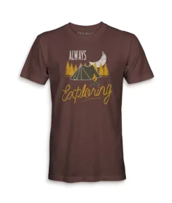 Men'S Ridiculously Soft Midweight Graphic Tee | Always Exploring