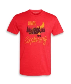 Men'S Ridiculously Soft Midweight Graphic Tee | Always Exploring