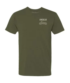 Men'S Ridiculously Soft Midweight Sueded Graphic Tee | American Motorcycles