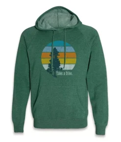 Men'S Ridiculously Soft Midweight Raglan Hooded Graphic Sweatshirt | Take A Hike