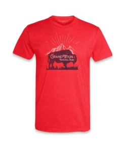 Men'S Ridiculously Soft Midweight Graphic Tee | Grand Teton National Park