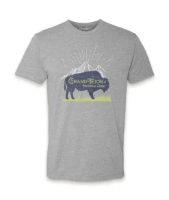 Men'S Ridiculously Soft Midweight Graphic Tee | Grand Teton National Park