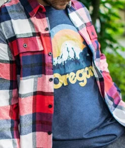 Men'S Ridiculously Soft Midweight Graphic Tee | Oregon