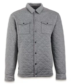 Men'S Ridiculously Soft Quilted Shirt Jacket