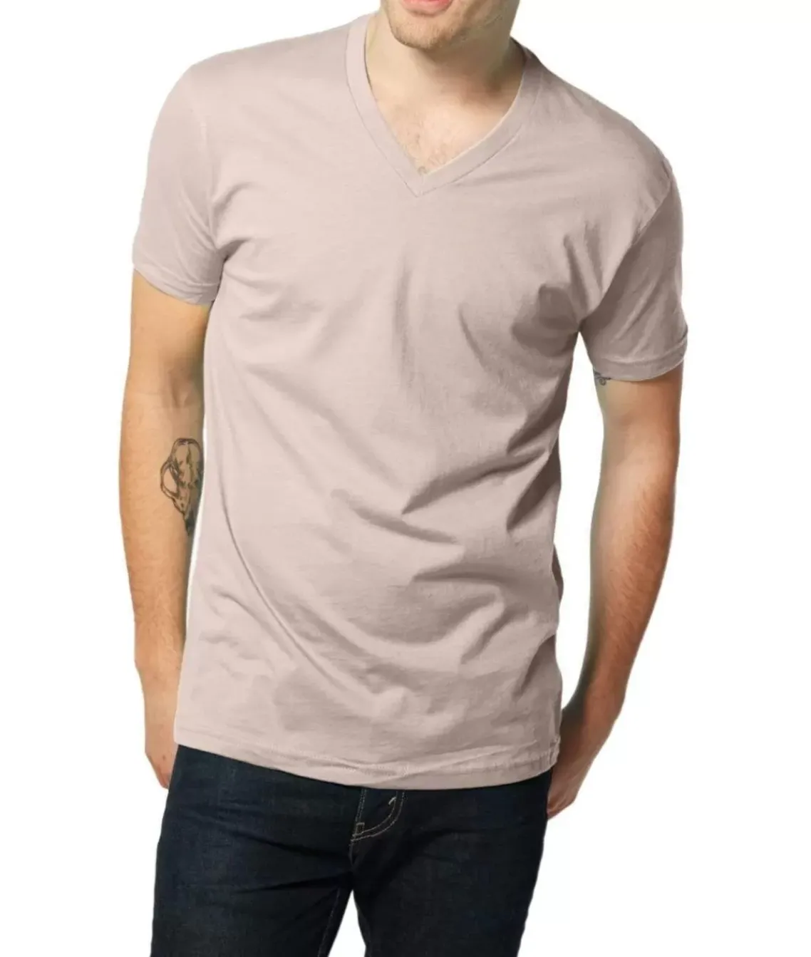 Men'S Ridiculously Soft Short Sleeve V-Neck 100% Cotton Shirt | Discontinued Colors