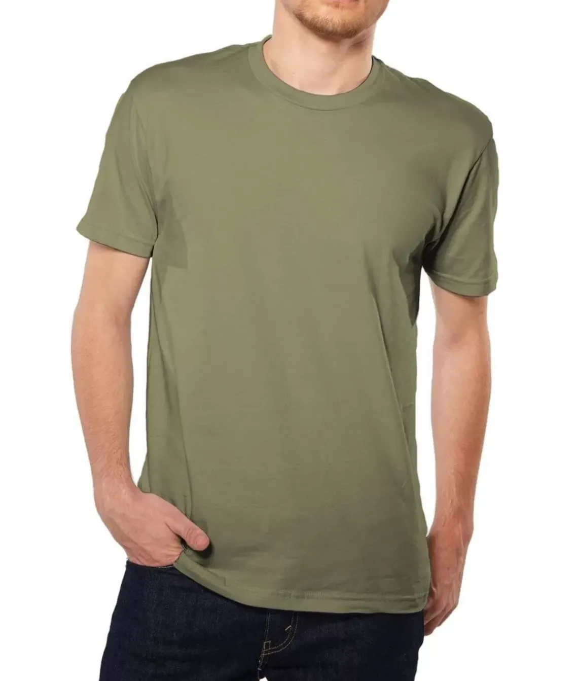 Men'S Ridiculously Soft Short Sleeve Crew Neck 100% Cotton T-Shirt | Classic