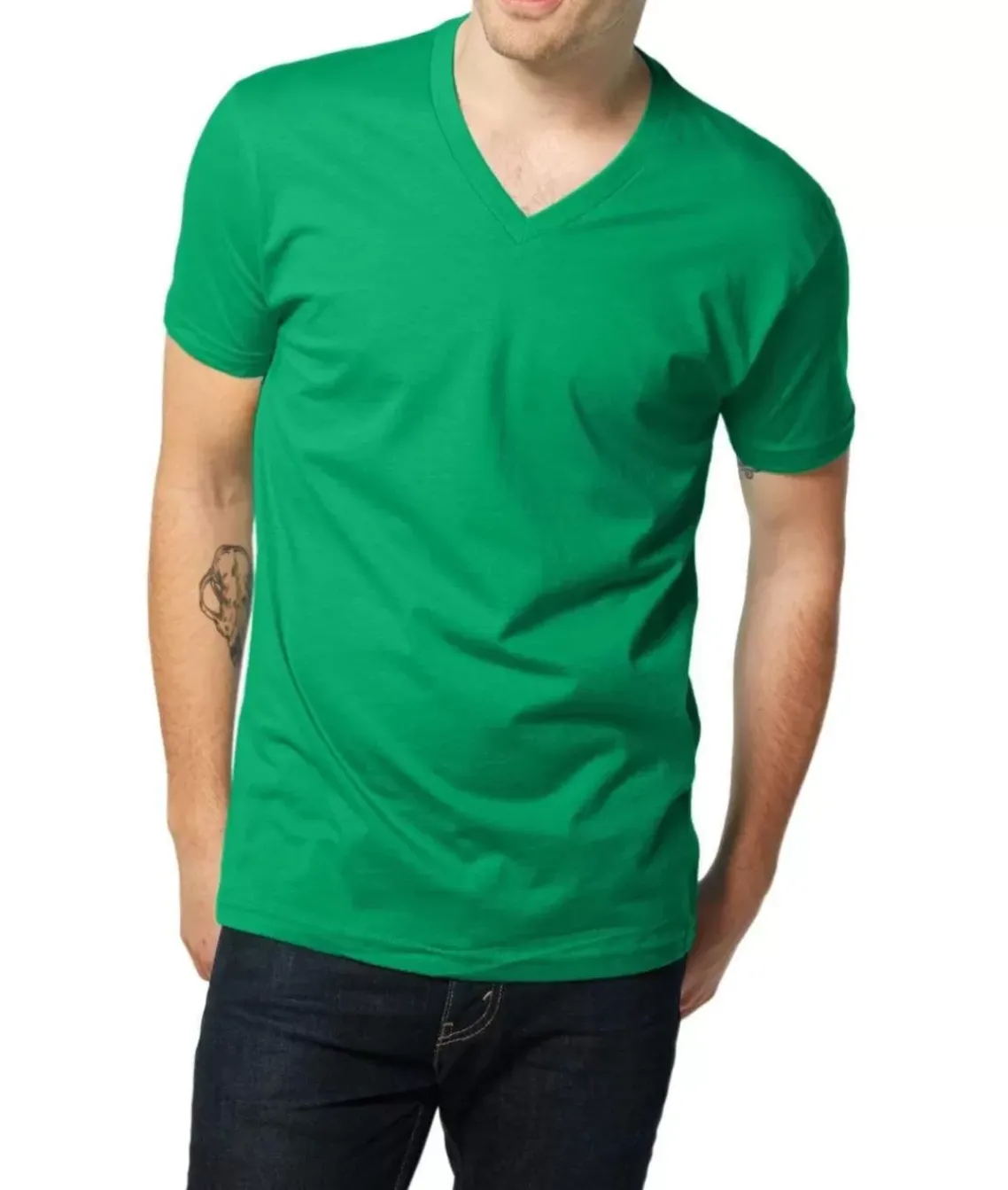 Men'S Ridiculously Soft Short Sleeve V-Neck 100% Cotton Shirt | Discontinued Colors