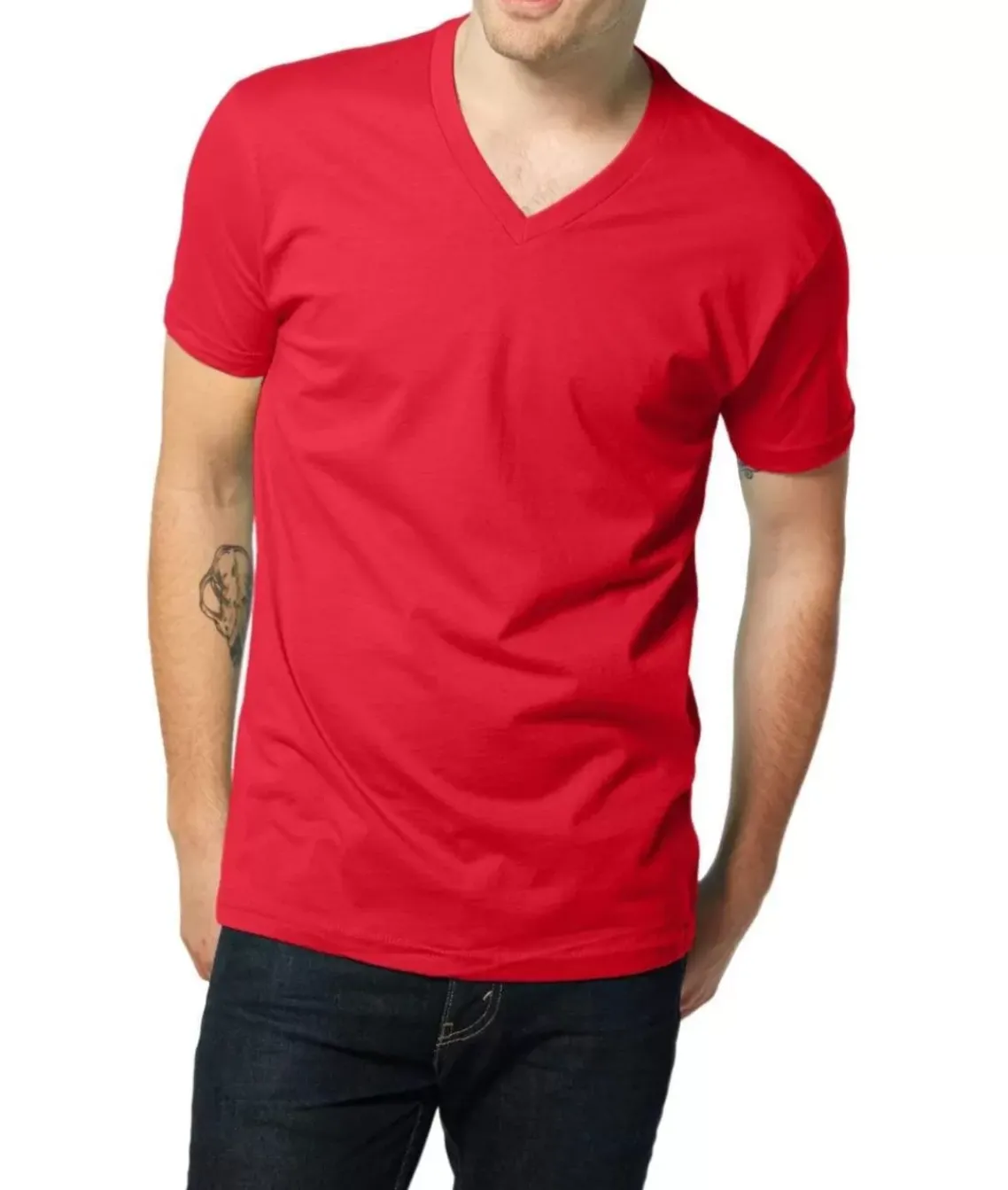 Men'S Ridiculously Soft Short Sleeve V-Neck 100% Cotton Shirt | Discontinued Colors
