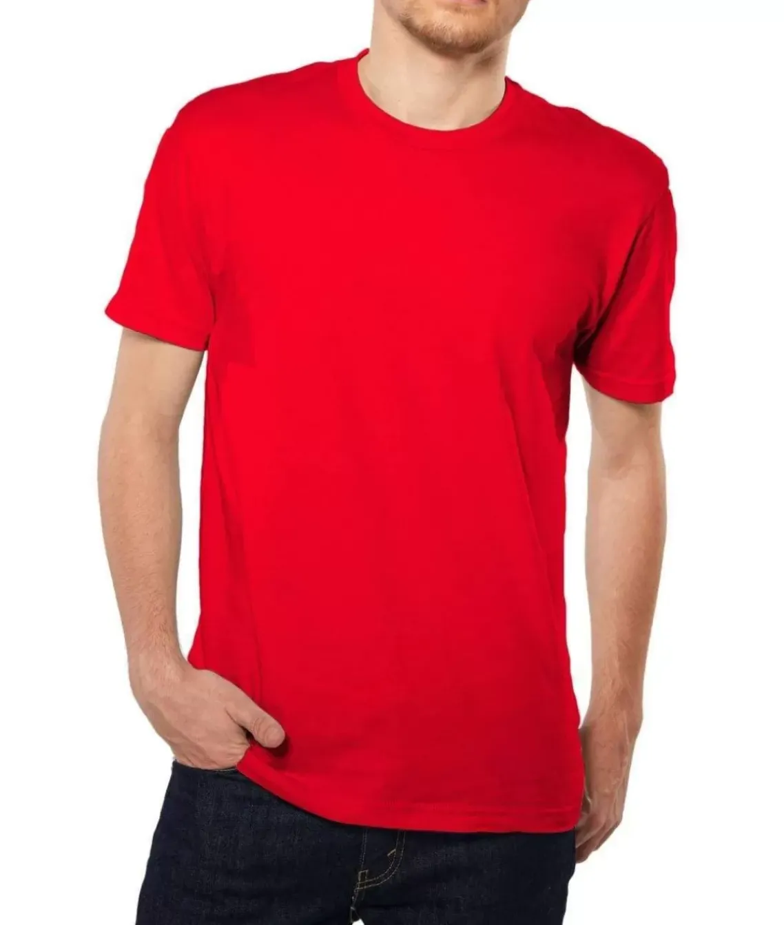 Men'S Ridiculously Soft Short Sleeve Crew Neck 100% Cotton T-Shirt | Classic