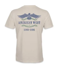 Men'S Ridiculously Soft Sueded Graphic Tee | American West