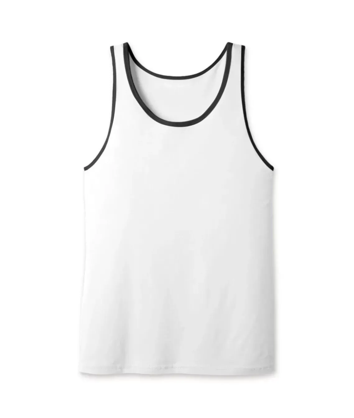 Men'S Ridiculously Soft Two-Tone Lightweight Tank Top