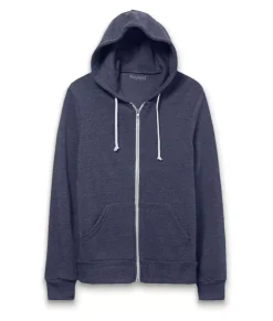 Men'S Ridiculously Soft Vintage Recycled Fleece Full-Zip Hoodie