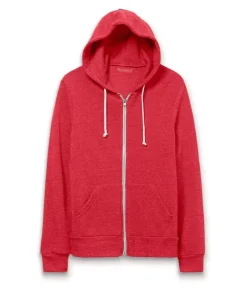 Men'S Ridiculously Soft Vintage Recycled Fleece Full-Zip Hoodie