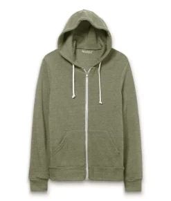 Men'S Ridiculously Soft Vintage Recycled Fleece Full-Zip Hoodie