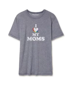 Men'S Ridiculously Soft Vintage Graphic T-Shirt | I Love My Moms