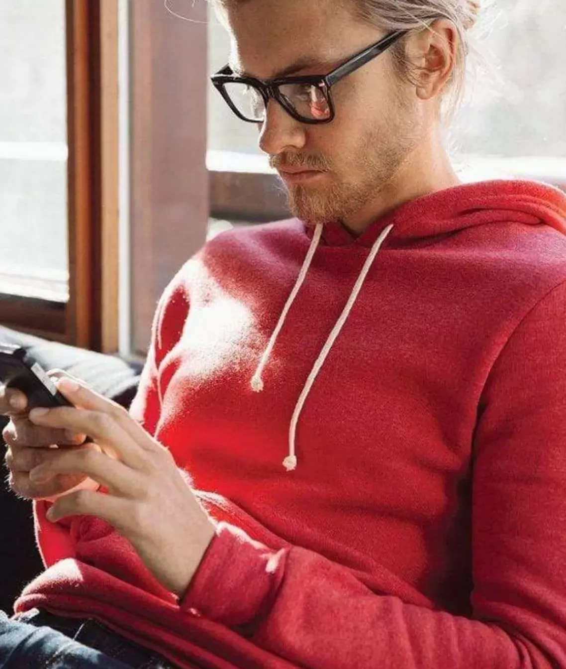 Men'S Ridiculously Soft Vintage Recycled Fleece Hoodie