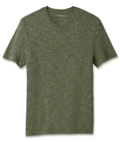 Men'S Soft Lightweight Marled Crew Neck T-Shirt