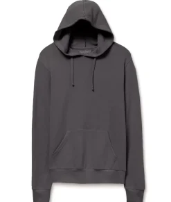 Men'S Soft Recycled Washed Lightweight Terry Hooded Pullover