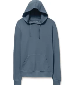Men'S Soft Recycled Washed Lightweight Terry Hooded Pullover