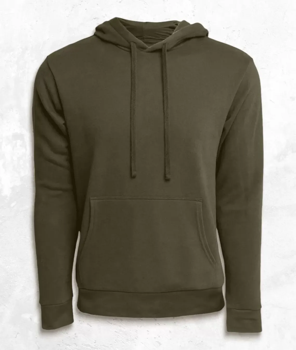 Men'S Soft Sueded French Terry Pullover Hoodie