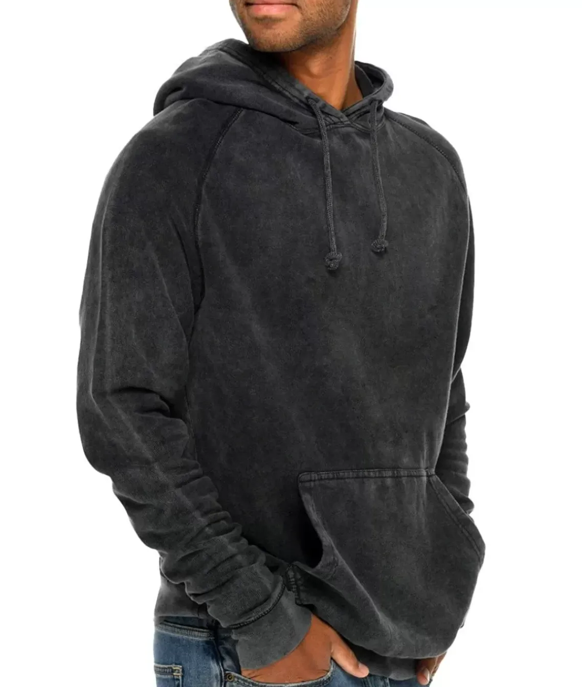 Men'S Vintage Fleece Raglan Hoodie