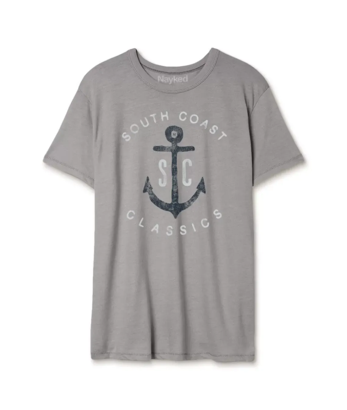 Men'S Vintage Soft Cotton Poly Graphic T-Shirt | Sc Anchor