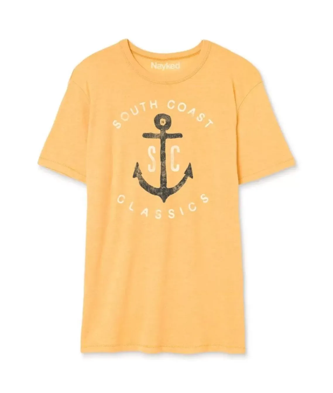 Men'S Vintage Soft Cotton Poly Graphic T-Shirt | Sc Anchor