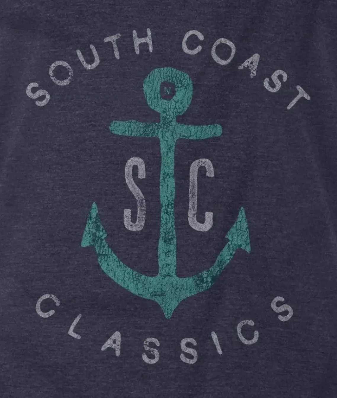 Men'S Vintage Soft Cotton Poly Graphic T-Shirt | Sc Anchor