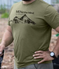 Ridiculously Soft Big Graphic T-Shirt | Mend The Mind-Mountains