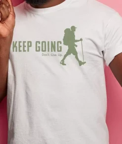 Ridiculously Soft Big Graphic T-Shirt | Keep Going With Hiker