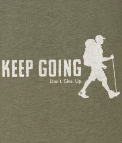 Ridiculously Soft Big Graphic T-Shirt | Keep Going With Hiker