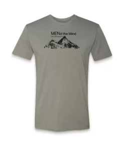 Ridiculously Soft Crew Neck Graphic T-Shirt | Mend The Mind-Mountains