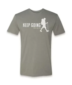 Ridiculously Soft Crew Neck Graphic T-Shirt | Keep Going With Hiker