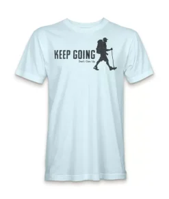 Ridiculously Soft Crew Neck Graphic T-Shirt | Keep Going With Hiker
