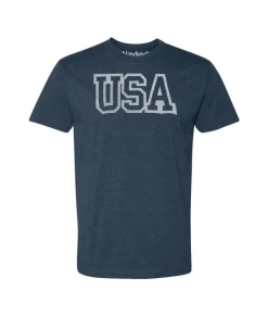 Ridiculously Soft Men'S Usa Text Shirt