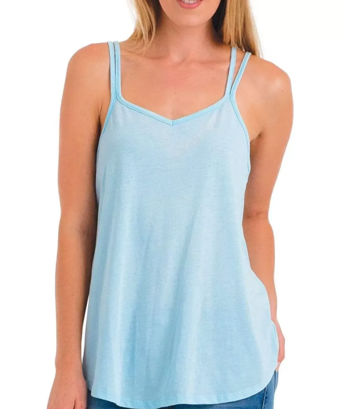 Ridiculously Soft Vintage Wash Strappy Tank