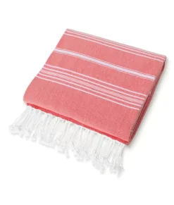 Soft Striped Summer Throw
