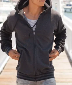 Varsity Full-Zip Hooded Fleece Jacket