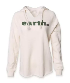 Women'S California Wave Wash Graphic Hoodie | Earth