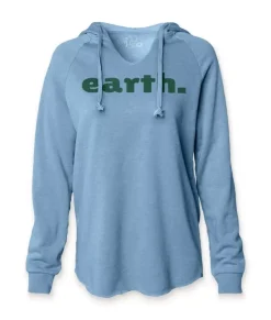 Women'S California Wave Wash Graphic Hoodie | Earth